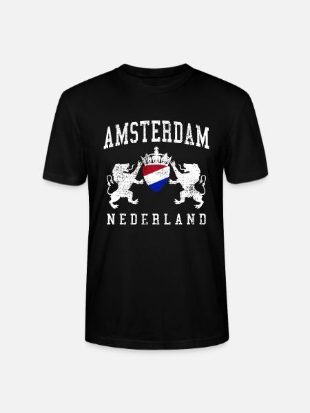 Amsterdam - Stanley/Stella CRAFTER Unisex Organic T-Shirt - black