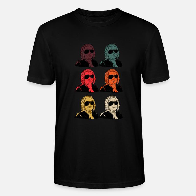 Back Klassik Musik Komponist - Stanley/Stella Unisex Bio-T-Shirt CRAFTER - Schwarz