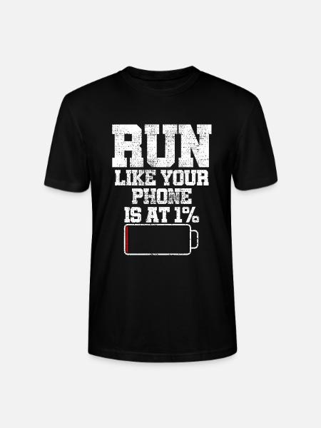 To run - Stanley/Stella CRAFTER Unisex Organic T-Shirt - black