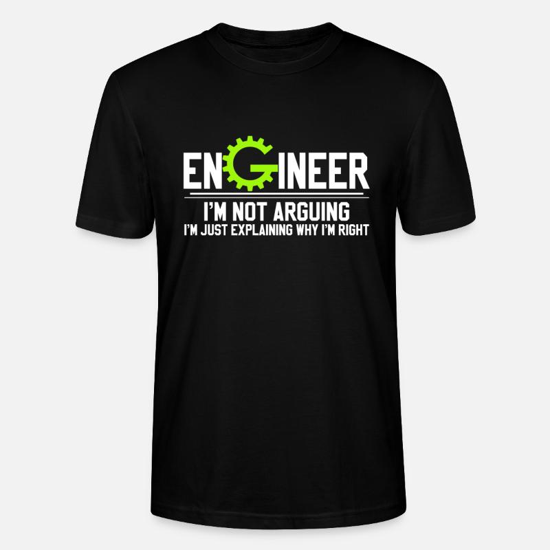 Ingénieur de vitesse - T-shirt bio CRAFTER Stanley Stella Unisexe - noir