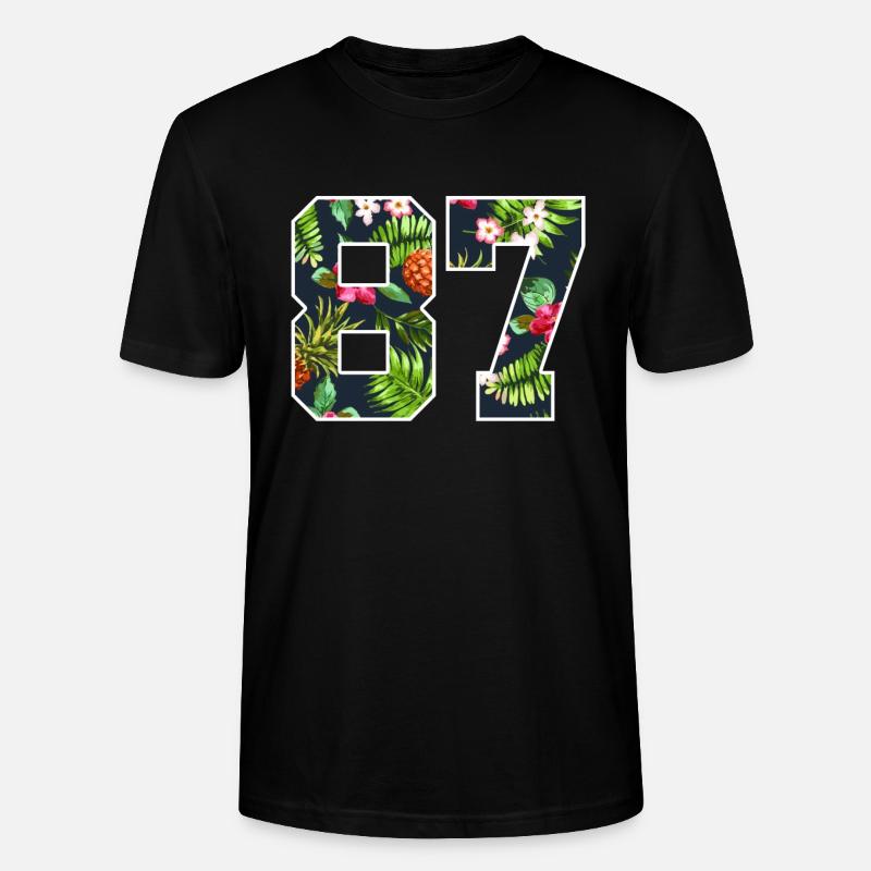 87 - Stanley/Stella Unisex Bio-T-Shirt CRAFTER - Schwarz