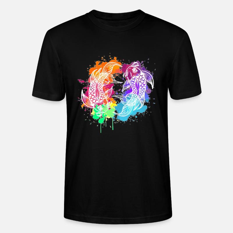 Koi - Stanley/Stella Unisex Bio-T-Shirt CRAFTER - Schwarz