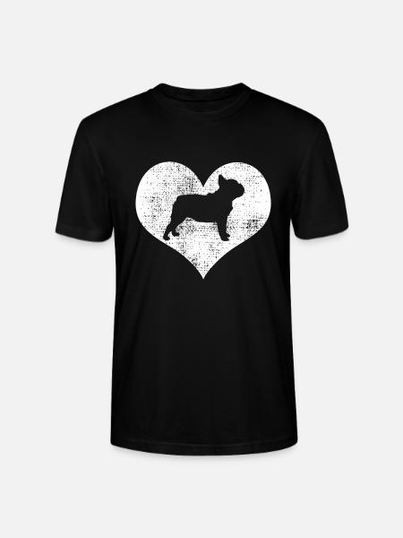 Bulldog français - T-shirt bio CRAFTER Stanley Stella Unisexe - noir