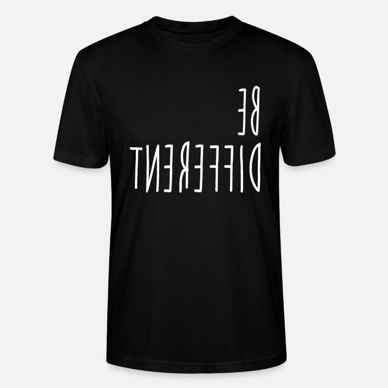BE DIFFERENT CHEMISE - T-shirt bio CRAFTER Stanley Stella Unisexe - noir