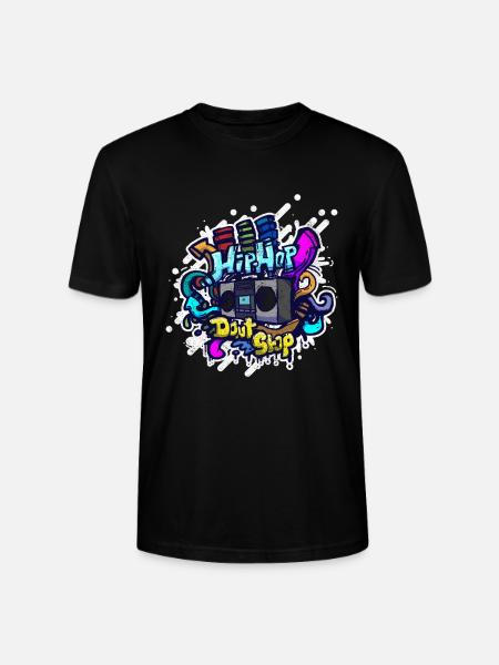 Hip hop - T-shirt bio CRAFTER Stanley Stella Unisexe - noir
