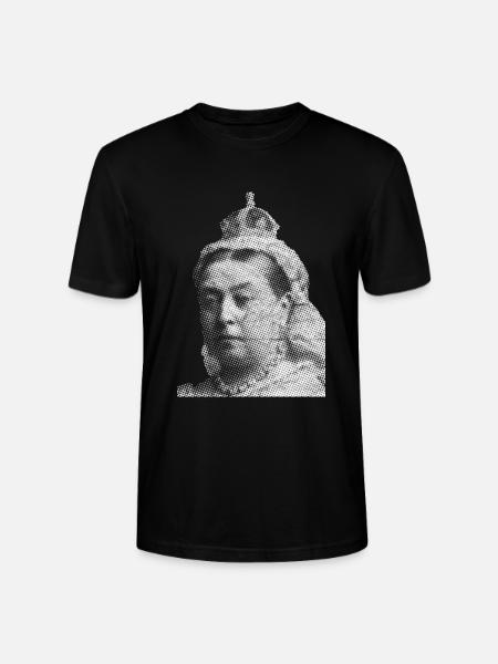 Queen Victoria - Stanley/Stella CRAFTER Unisex Organic T-Shirt - black