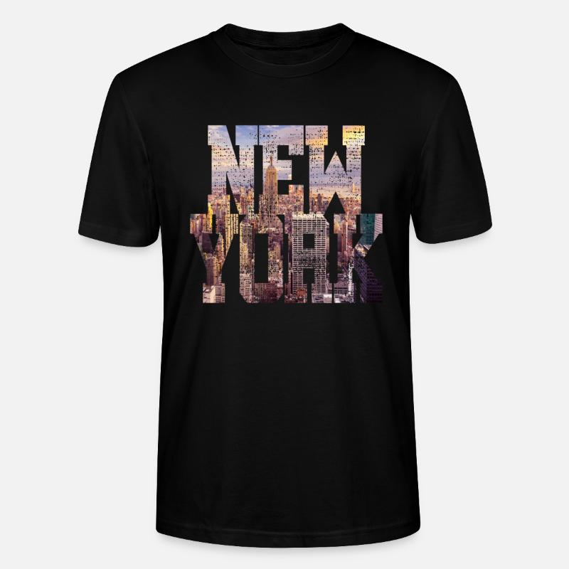 NEW YORK - Stanley/Stella Unisex Bio-T-Shirt CRAFTER - Schwarz