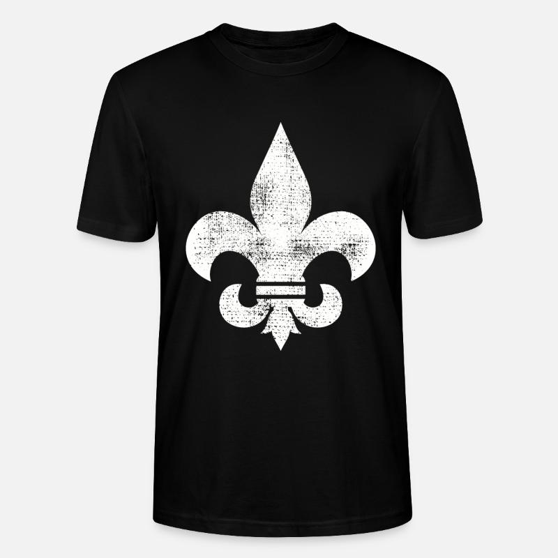 FLEUR DE LIS T Shirt - Stanley/Stella Unisex Bio-T-Shirt CRAFTER - Schwarz
