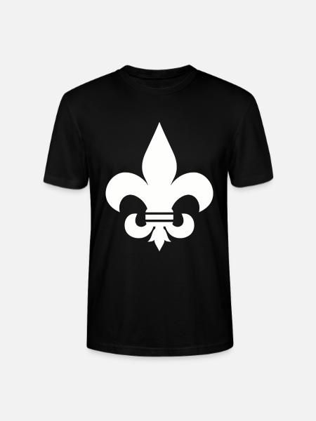 FLEUR DE LIS SHIRT - Stanley/Stella CRAFTER Unisex Organic T-Shirt - black