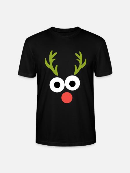 renne - T-shirt bio CRAFTER Stanley Stella Unisexe - noir