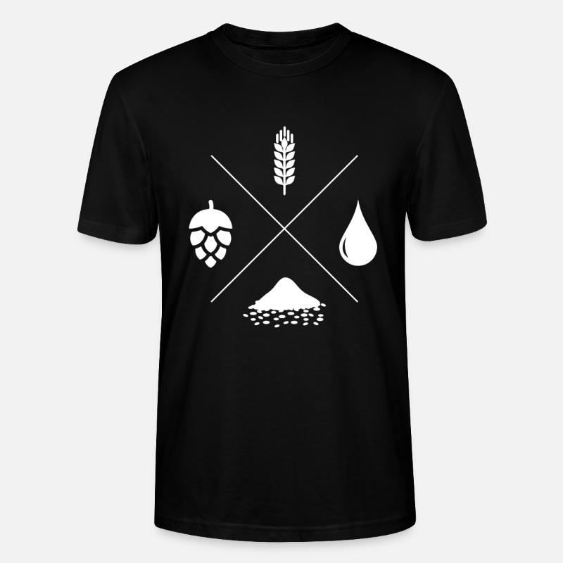 Bierbrauer - Stanley/Stella Unisex Bio-T-Shirt CRAFTER - Schwarz