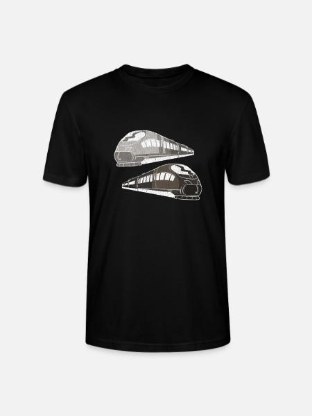 Zuege Bahn - Stanley/Stella Unisex Bio-T-Shirt CRAFTER - Schwarz