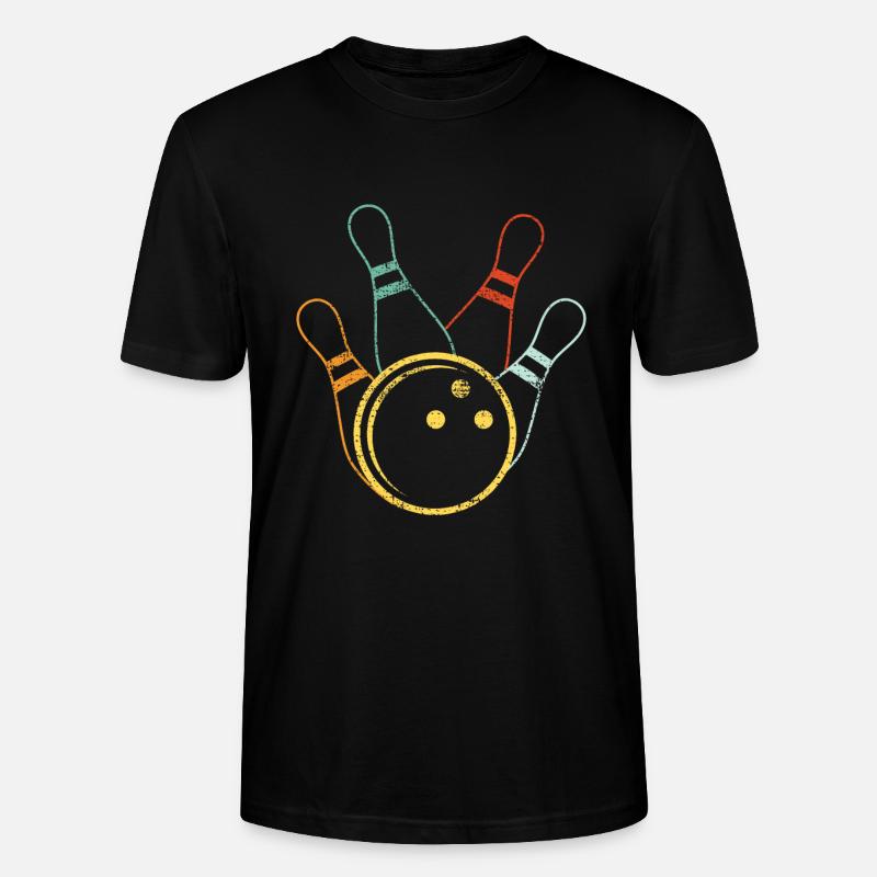 Bowling Bowling - Stanley/Stella CRAFTER Unisex Organic T-Shirt - black