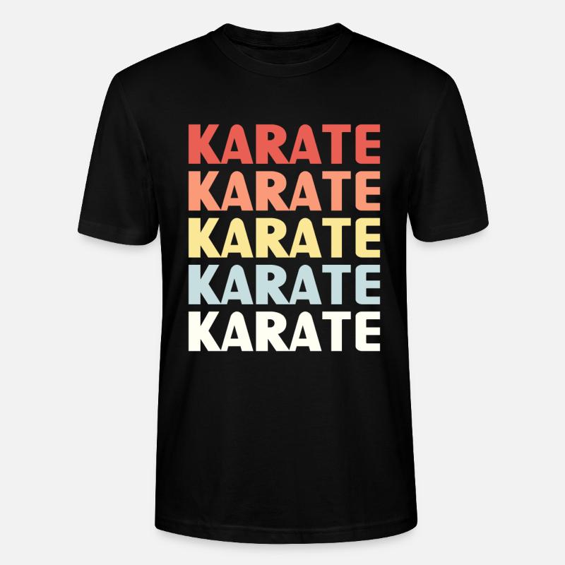 Karate karate karate - Stanley/Stella CRAFTER Unisex Organic T-Shirt - black