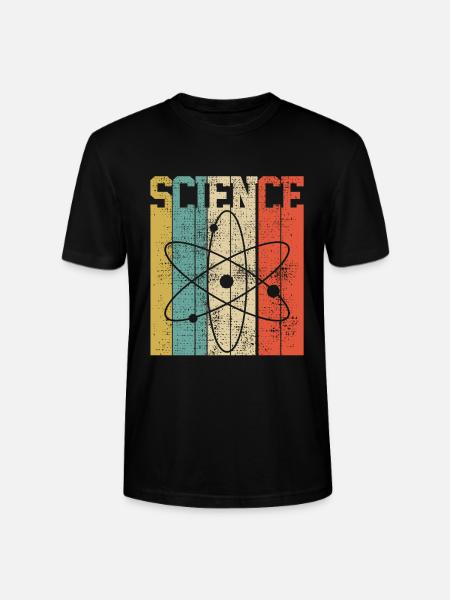 SCIENCE ATOM - Stanley/Stella CRAFTER Unisex Organic T-Shirt - black
