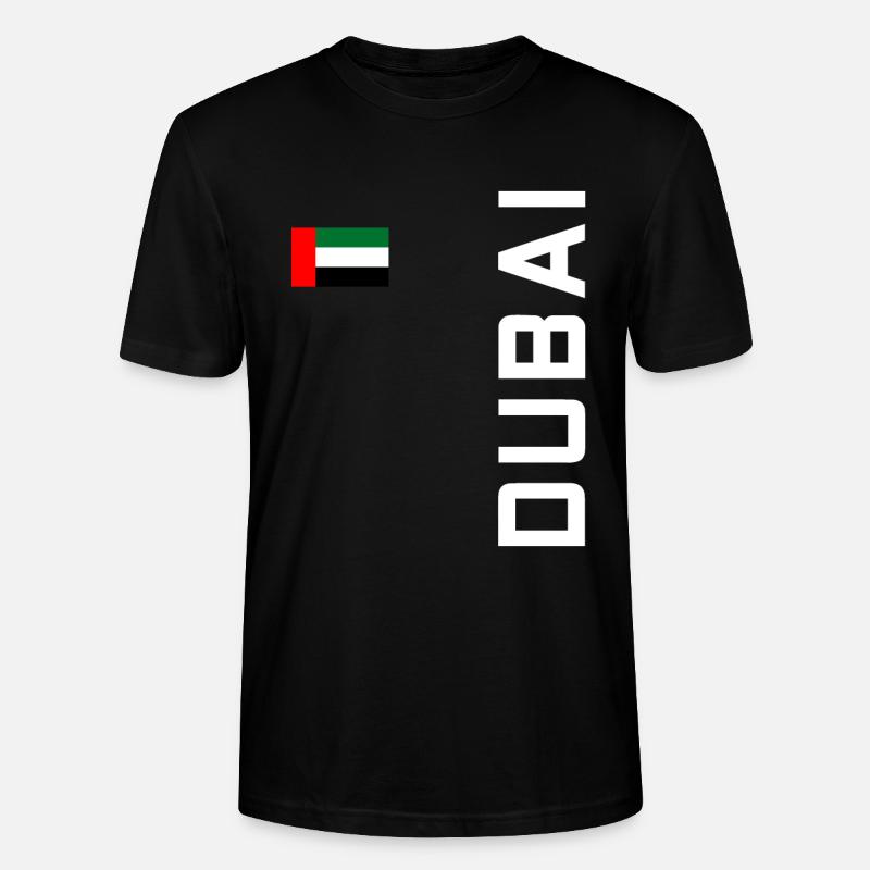 DUBAI DUBAI - Stanley/Stella Unisex Bio-T-Shirt CRAFTER - Schwarz