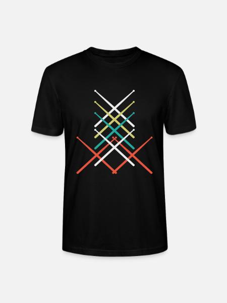 Drum sticks - Stanley/Stella CRAFTER Unisex Organic T-Shirt - black
