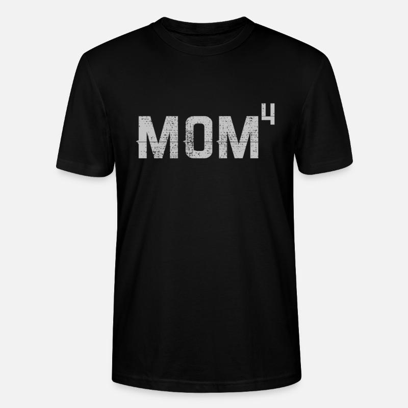 Mama 4 Kinder - Stanley/Stella Unisex Bio-T-Shirt CRAFTER - Schwarz