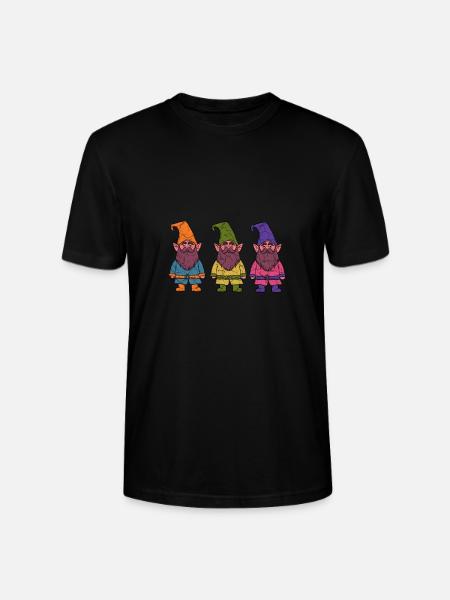 dwarves - Stanley/Stella CRAFTER Unisex Organic T-Shirt - black