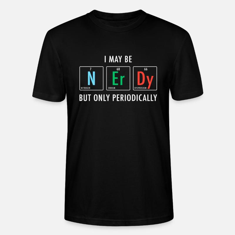Nerdy Nerd Science - T-shirt bio CRAFTER Stanley Stella Unisexe - noir
