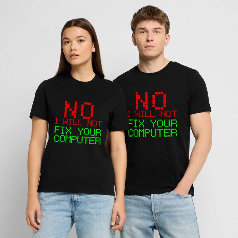 Informatique Software Engineer Programmer Code T-shirt bio CRAFTER Stanley Stella Unisexe