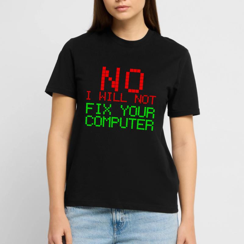 Informatique Software Engineer Programmer Code T-shirt bio CRAFTER Stanley Stella Unisexe