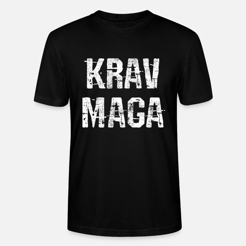 KRAV MAGA - T-shirt bio CRAFTER Stanley Stella Unisexe - noir