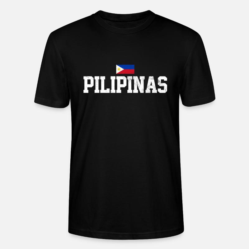 Philippines Pilipinas - T-shirt bio CRAFTER Stanley Stella Unisexe - noir