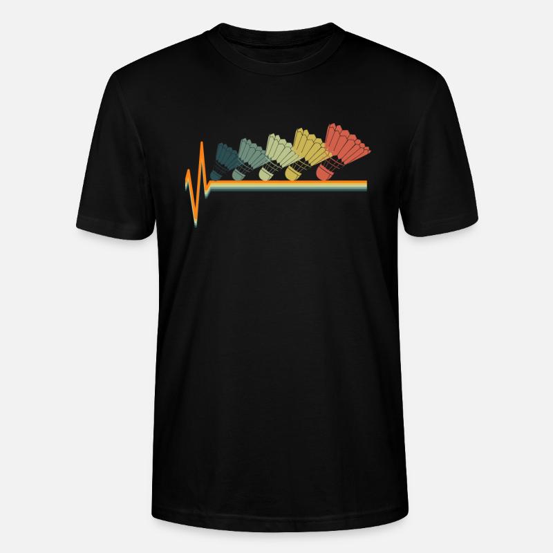 BADMINTON - Stanley/Stella Unisex Bio-T-Shirt CRAFTER - Schwarz