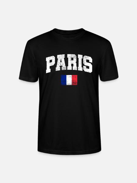 Paris Paris - Stanley/Stella Unisex Bio-T-Shirt CRAFTER - Schwarz