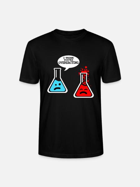 chimie - T-shirt bio CRAFTER Stanley Stella Unisexe - noir