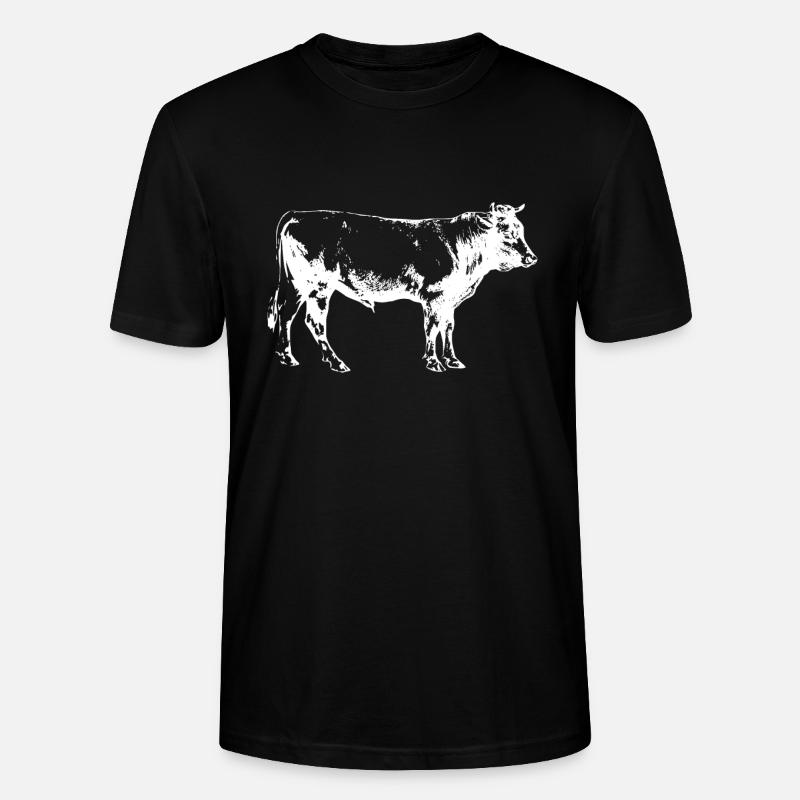Vache - T-shirt bio CRAFTER Stanley Stella Unisexe - noir