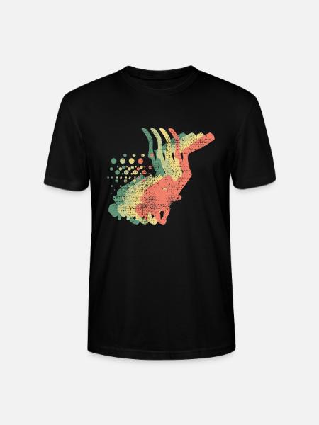 Diving Diver Diving Suit - Stanley/Stella CRAFTER Unisex Organic T-Shirt - black
