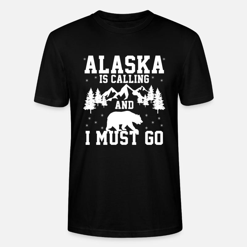 L'ALASKA APPELLE - T-shirt bio CRAFTER Stanley Stella Unisexe - noir