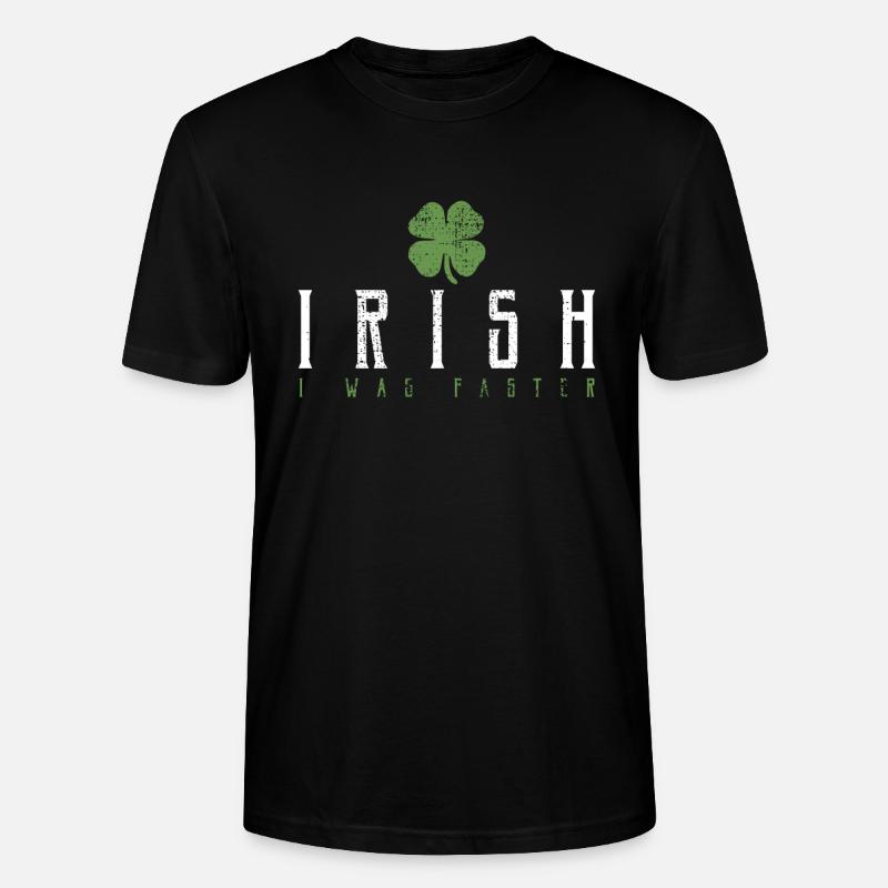 Irlande Irlande - T-shirt bio CRAFTER Stanley Stella Unisexe - noir