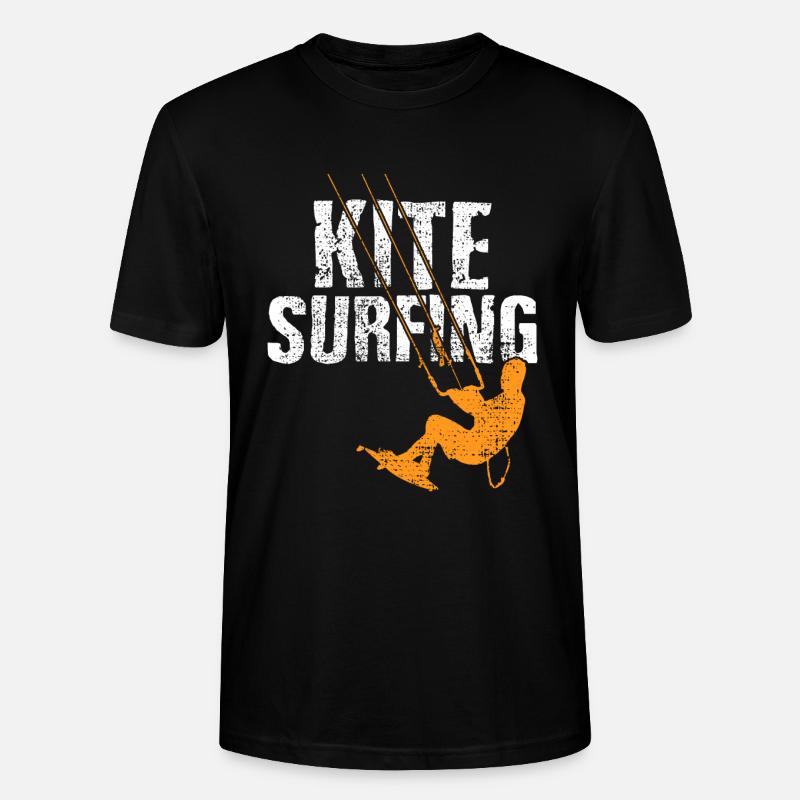 Kite Surfing - Stanley/Stella Unisex Bio-T-Shirt CRAFTER - Schwarz