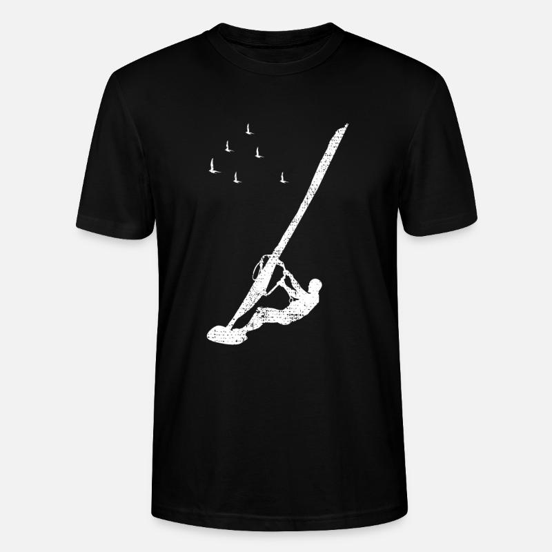 Windsurfen - Stanley/Stella Unisex Bio-T-Shirt CRAFTER - Schwarz