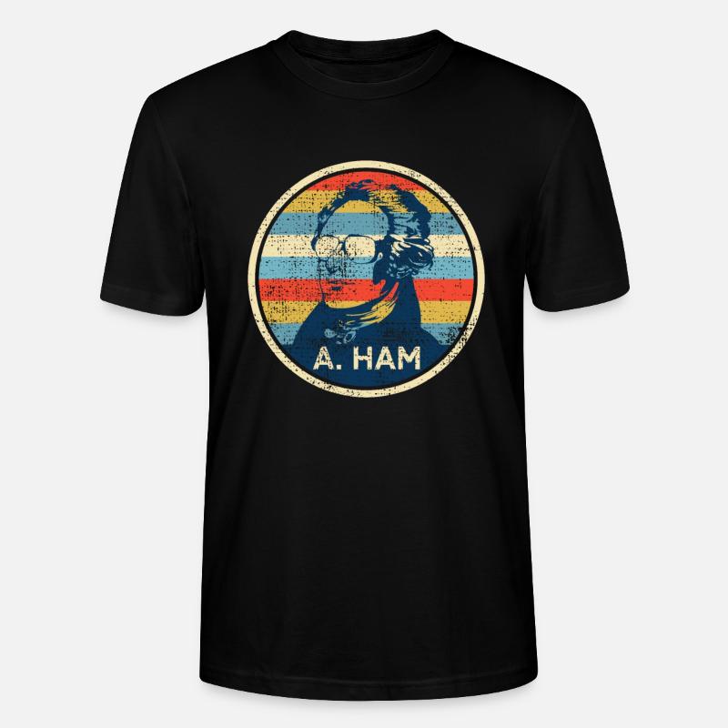 Alexander Hamilton - T-shirt bio CRAFTER Stanley Stella Unisexe - noir