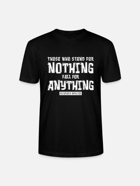 Alexander Hamilton - T-shirt bio CRAFTER Stanley Stella Unisexe - noir