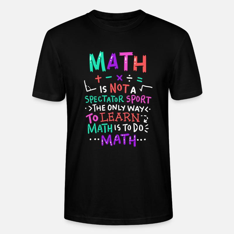 Mathelehrer - Stanley/Stella Unisex Bio-T-Shirt CRAFTER - Schwarz
