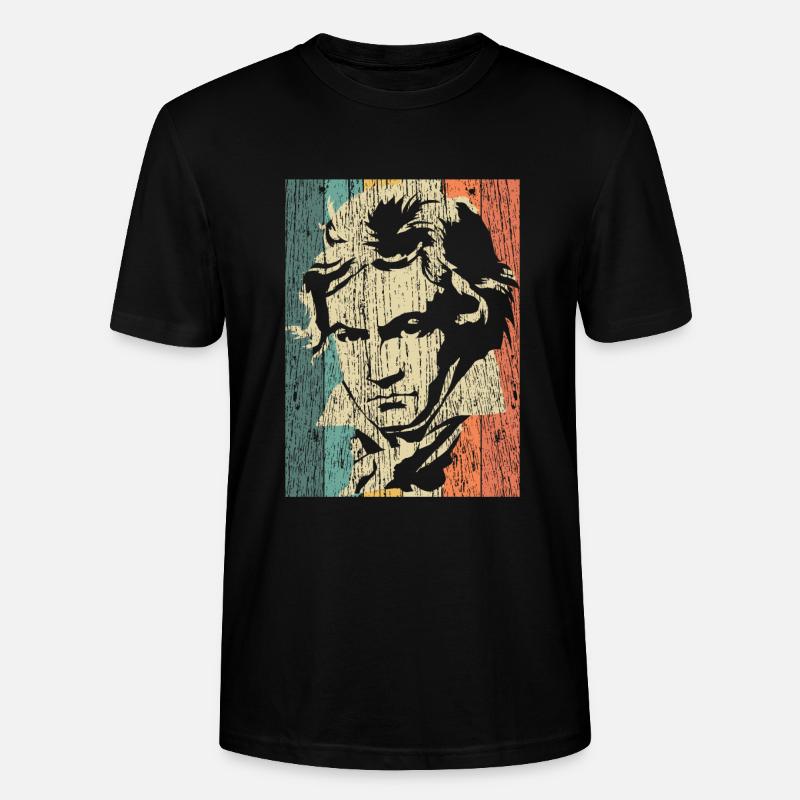 Beethoven - Stanley/Stella Unisex Bio-T-Shirt CRAFTER - Schwarz