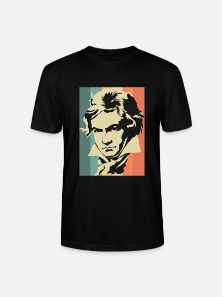 Beethoven - Stanley/Stella CRAFTER Unisex Organic T-Shirt - black