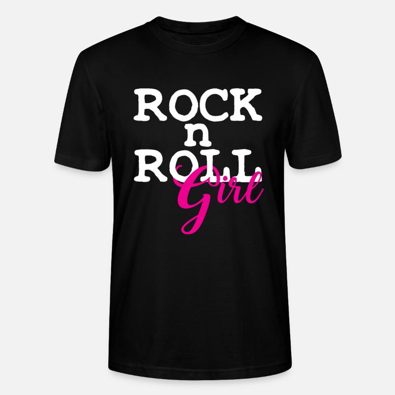 Rock'n'Roll - T-shirt bio CRAFTER Stanley Stella Unisexe - noir