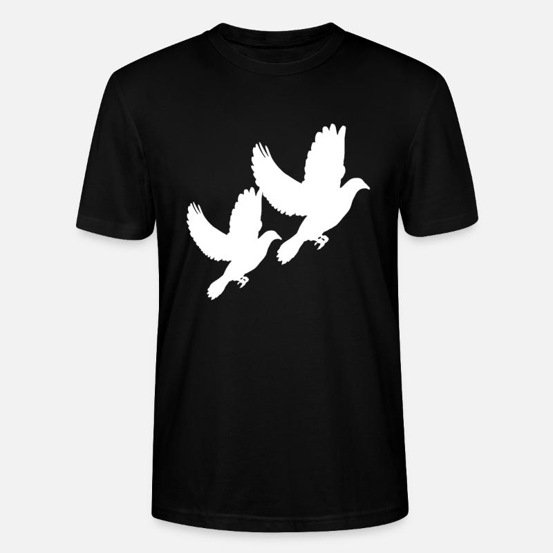 Taube - Stanley/Stella Unisex Bio-T-Shirt CRAFTER - Schwarz