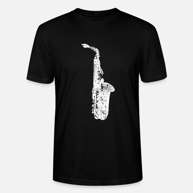 Sax sax - T-shirt bio CRAFTER Stanley Stella Unisexe - noir