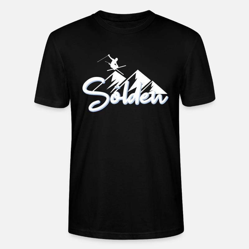 Sölden - Stanley/Stella Unisex Bio-T-Shirt CRAFTER - Schwarz