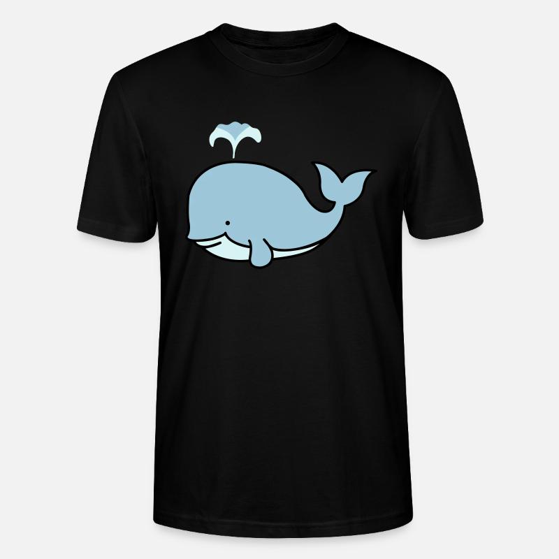 suesser_wal_02 - Stanley/Stella Unisex Bio-T-Shirt CRAFTER - Schwarz
