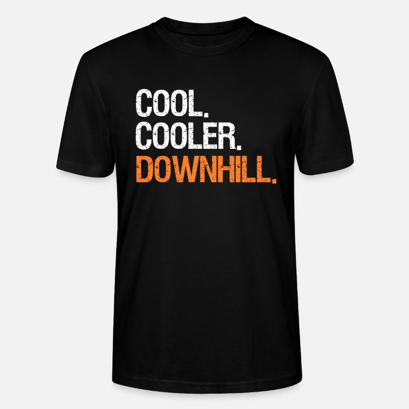 Downhill - Stanley/Stella Unisex Bio-T-Shirt CRAFTER - Schwarz