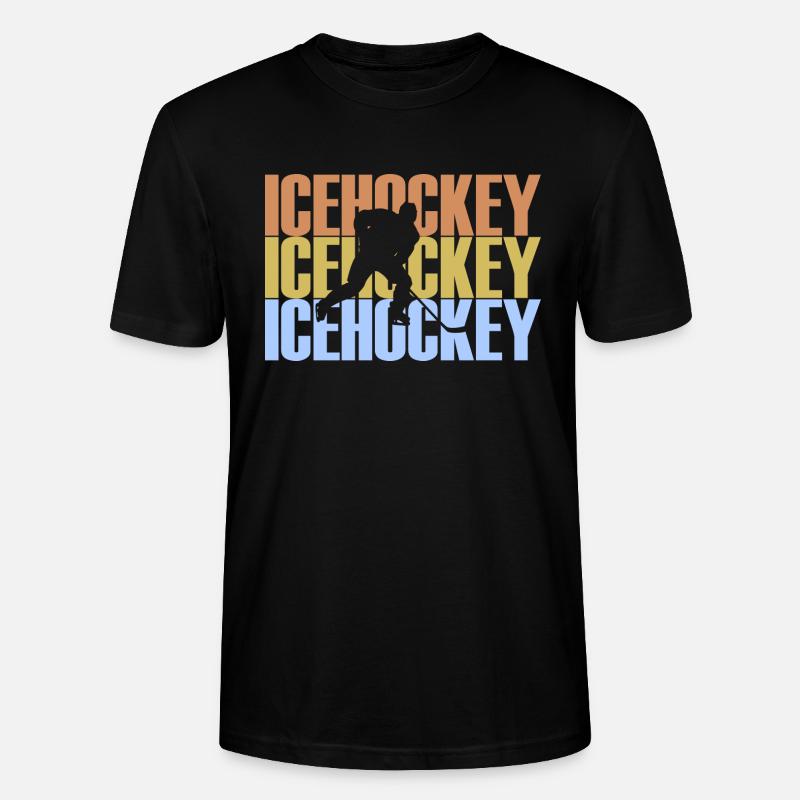 Eishockey - Stanley/Stella Unisex Bio-T-Shirt CRAFTER - Schwarz