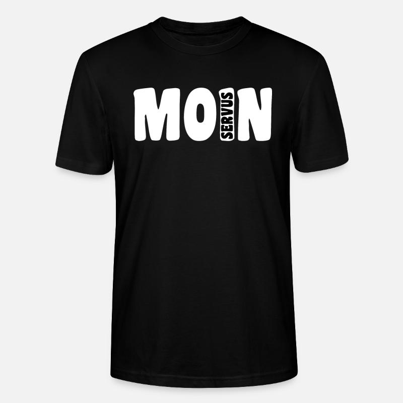 Moin Servus | White - T-shirt bio CRAFTER Stanley Stella Unisexe - noir